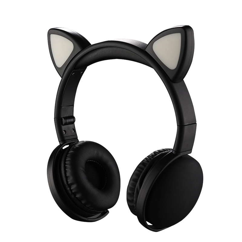 ''Cat Ear Bluetooth Headphone Headset with Built in Mic, LED Luminous Light, ''''''''''